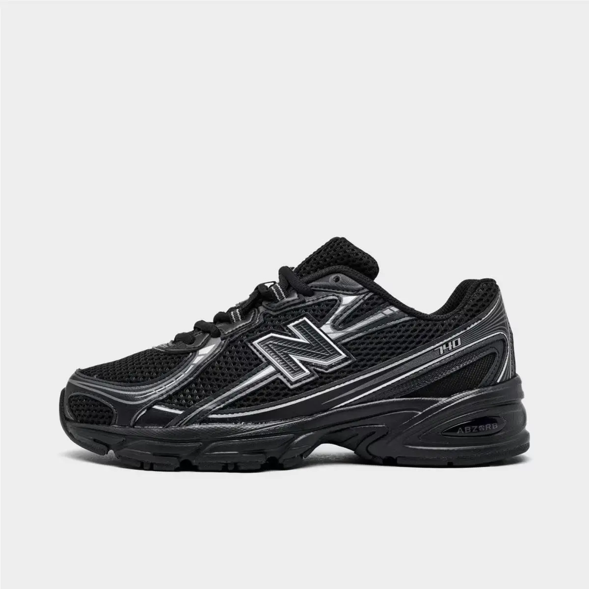 New Balance shoes - GR740BM 001 - Black/Silver Metallic 3