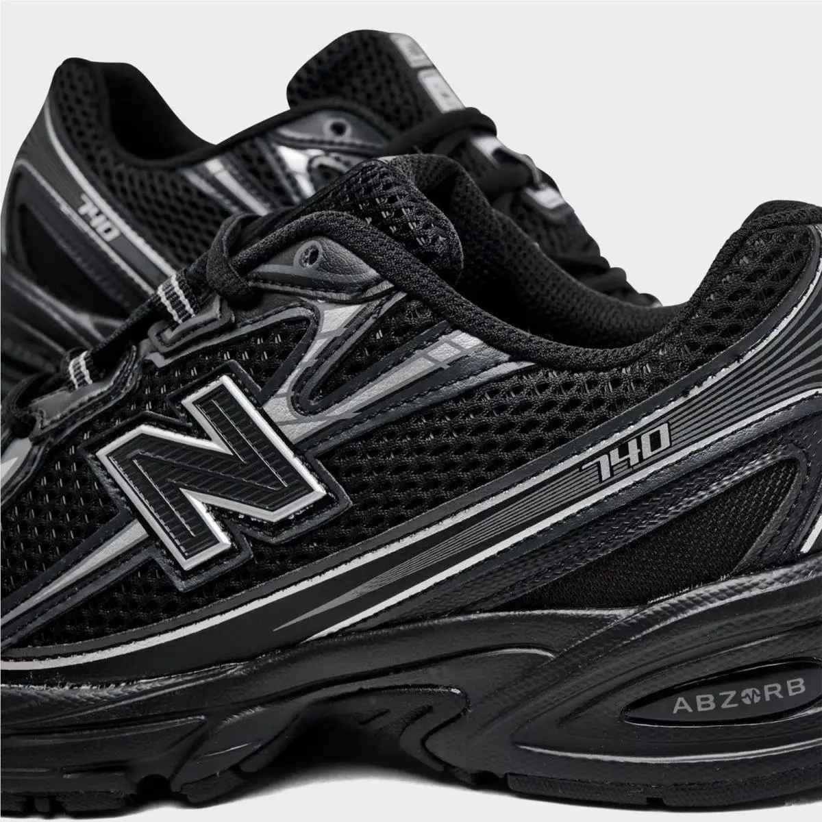 New Balance shoes - GR740BM 001 - Black/Silver Metallic 4