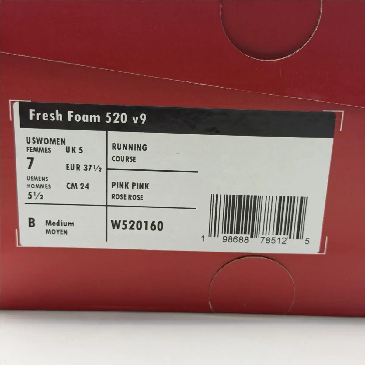 New Balance shoes - New Balance Fresh Foam 520 v9 - W520160 - Pink 7