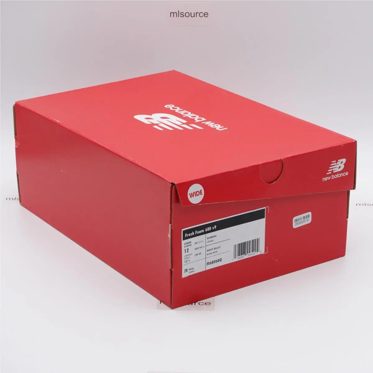 New Balance shoes - New Balance Fresh Foam 680 v9 - M68068Q - White, Manufacturer: White/Black (UPC: 198687995204) 5