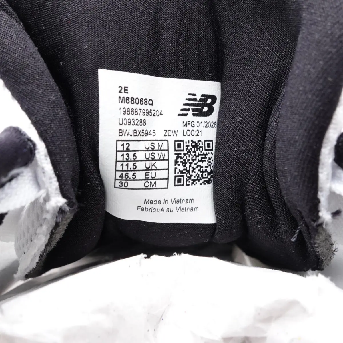 New Balance shoes - New Balance Fresh Foam 680 v9 - M68068Q - White, Manufacturer: White/Black (UPC: 198687995204) 0