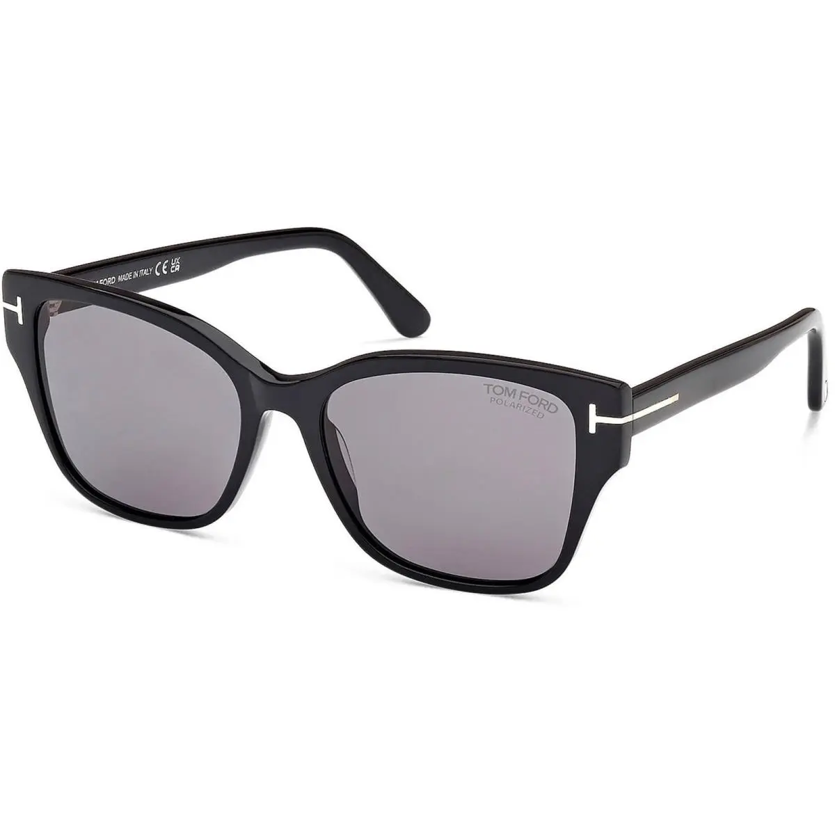 FT1108 01D Elsa Black Acetate Polarized Butterfly Sunglasses 55mm by Tom Ford