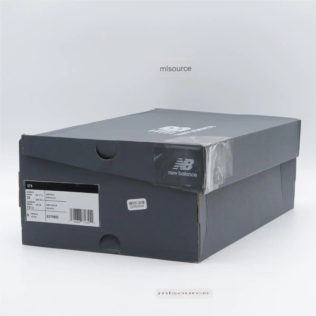 New Balance shoes - New Balance 574 - U574805 - Gray, Manufacturer: Dark Arctic Grey/Black (UPC: 198688713555) 2
