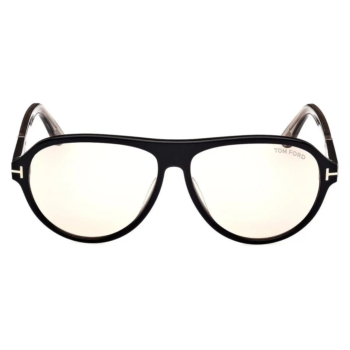 FT1080 Quincy Sunglasses Men Shiny Black 59mm by Tom Ford