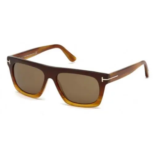Tom Ford FT TF0592 50E Square Brown/brown Men`s 55 mm Sunglasses