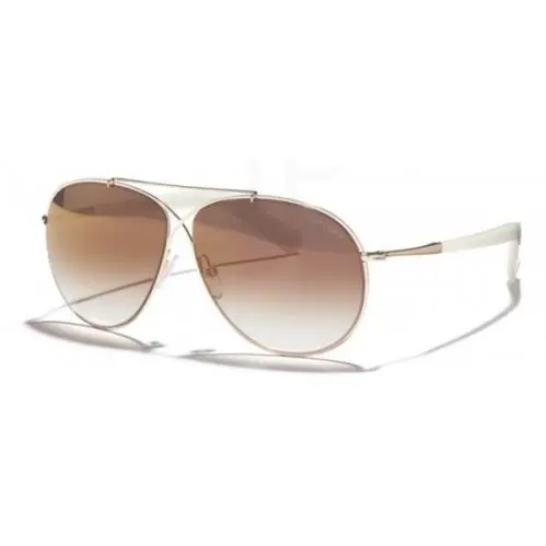 FT TF0374 28G Aviator Gold/brown Gradient 61mm Sunglasses by Tom Ford