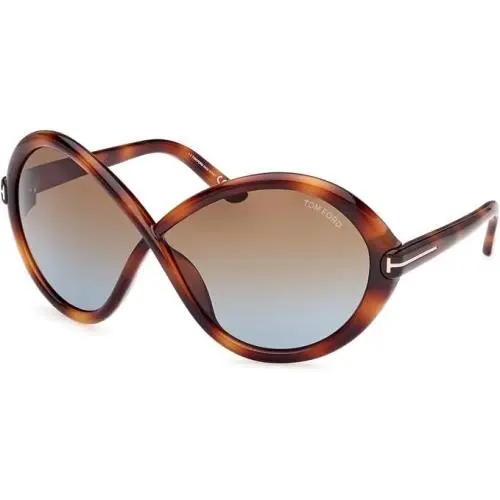 Tom Ford Sunglasses w TF Case - FT1070 Jada 53F - Blonde Havana/brown
