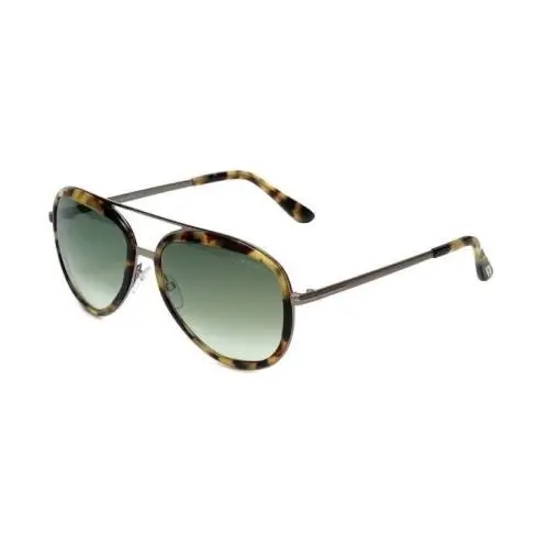 Tom Ford FT TF0468 53P Aviator Havana/green Men`s 58mm Sunglasses