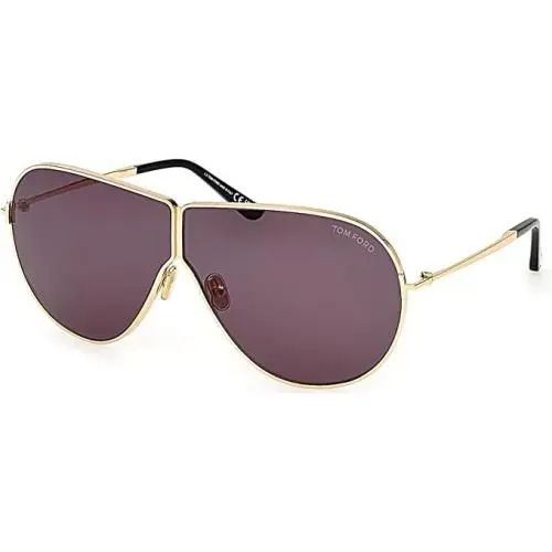Tom Ford Aviator Sunglasses w TF Case - FT1158 Keating 30A - Gold/smoke Grey
