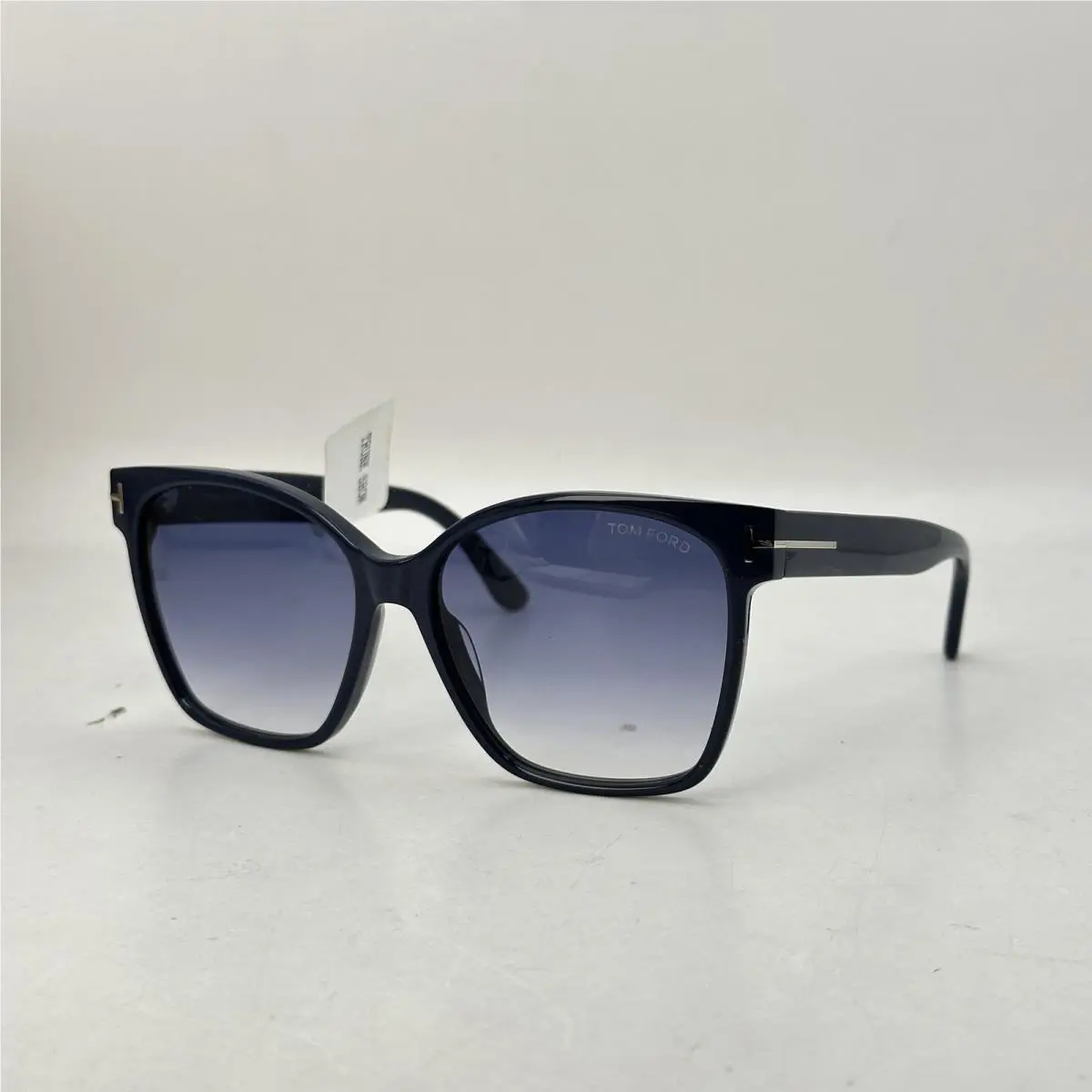 Womens Iris-02 Large Square Gradient Full Rim Sunglasses TF1312 Navy by Tom Ford