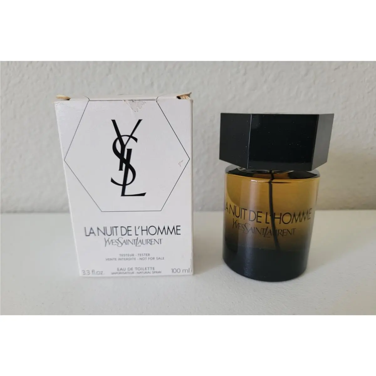 Ysl Yves Saint Laurent La Nuit De L`homme 100 ml 3.3 oz Edt Vintage 2018 Batch