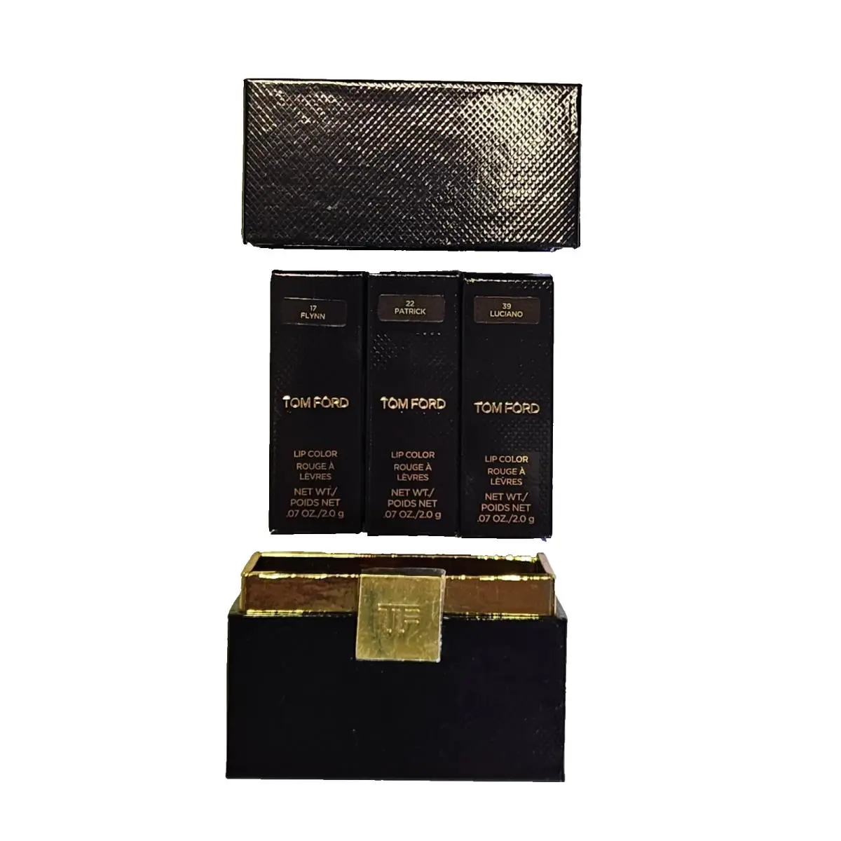 3 Pack Lip Color Flynn Patrick Luciano .07oz Travel Set by Tom Ford
