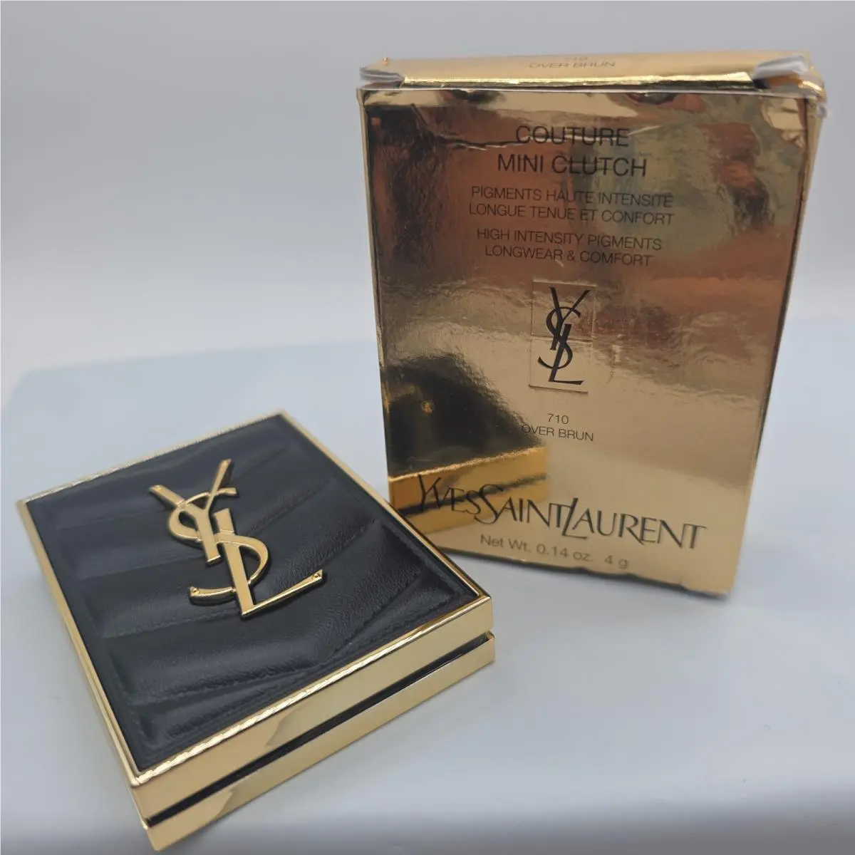 Yves Saint Laurent Couture Mini Clutch Eyeshadow Quad 710 Over Brun