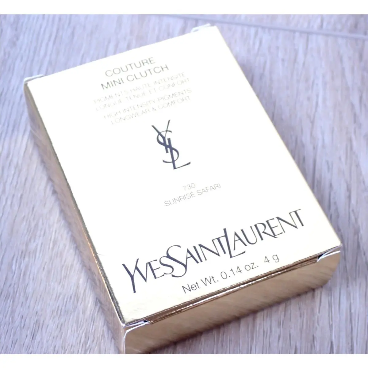 Yves Saint Laurent Couture Mini Clutch Longwear Pigment Sunrise Safari 730