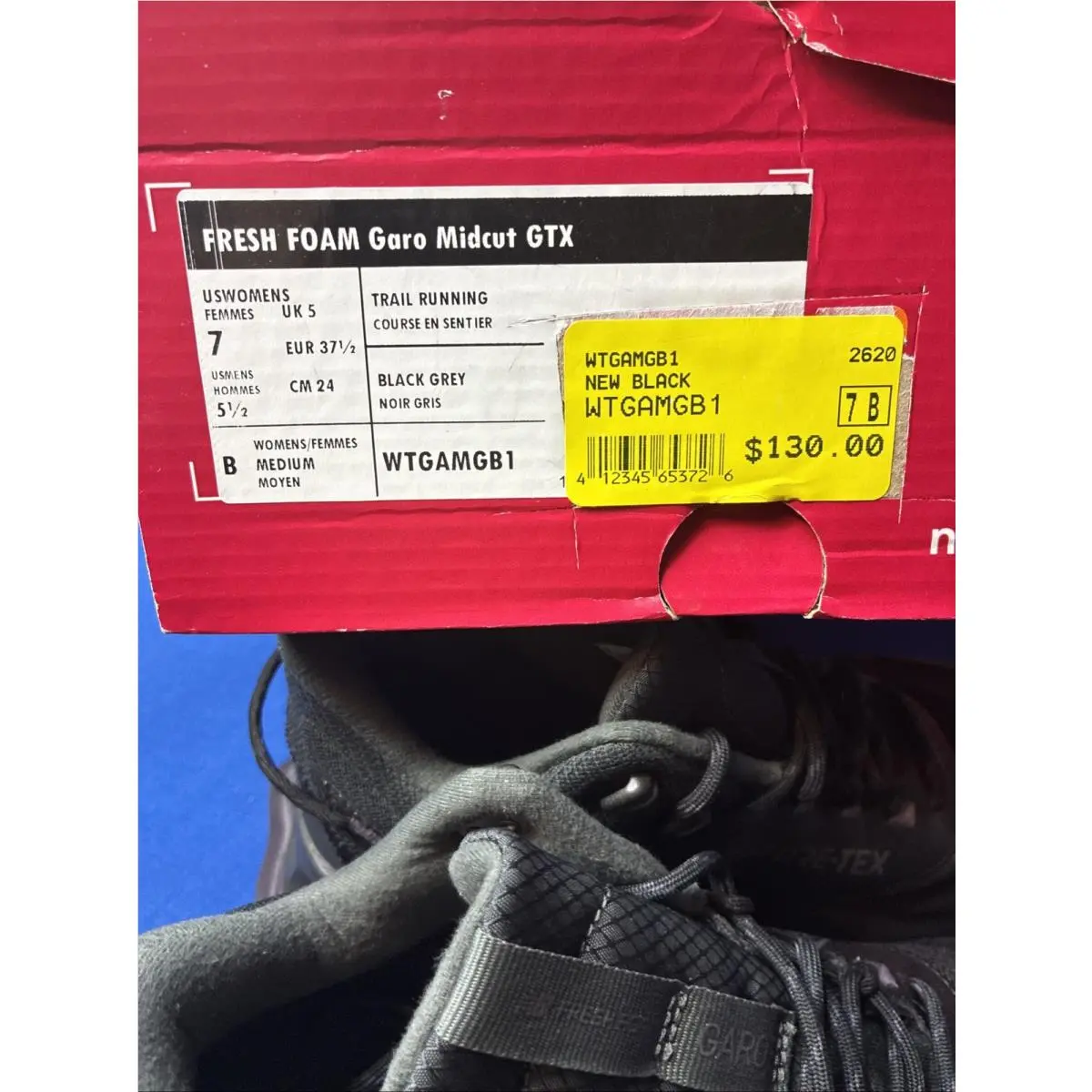 New Balance shoes - Garo Midcut - Garo Midcut - WTGAMGB1 - Black (UPC: 0196941394503) 4
