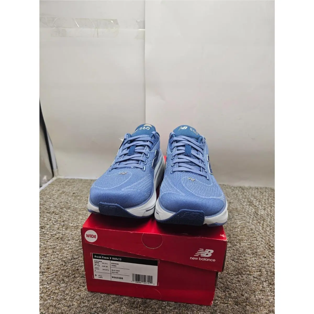 New Balance shoes - Fresh Foam X 860v15 - Fresh Foam - W86038B - Blue Grey (UPC: 198689547104) 1