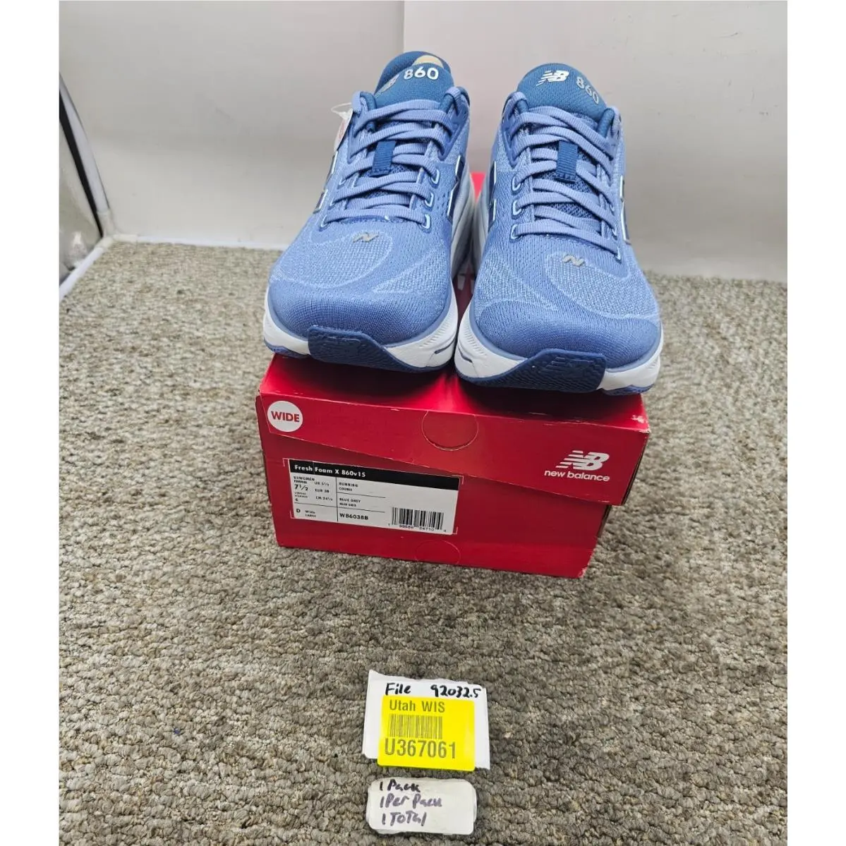 New Balance shoes - Fresh Foam X 860v15 - Fresh Foam - W86038B - Blue Grey (UPC: 198689547104) 6
