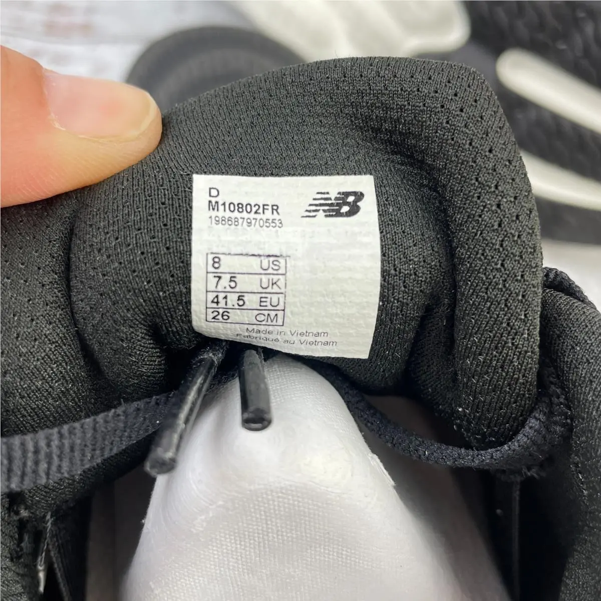 New Balance shoes - New Balance Fresh Foam 1080 - Black (UPC: 198687970553) 7