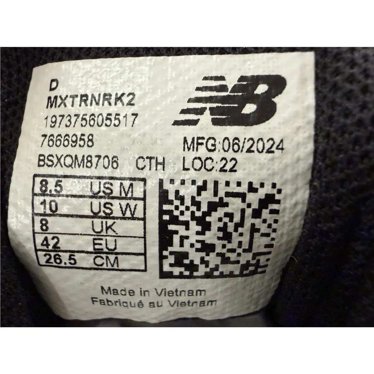 New Balance shoes - New Balance DynaSoft TRNR v2 - MXTRNRK2 - Black/White (UPC: 197375605517) 5