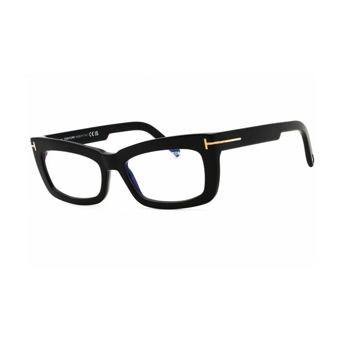 Eyeglasses FT5966-001-55 Size 55/18/rectangular W Case by Tom Ford
