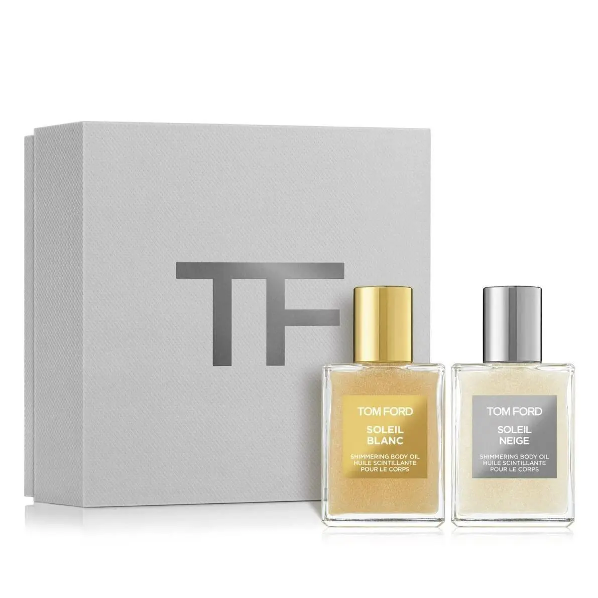 Soleil Shimmering Body Oil Duo Gift Set Blanc Neige 1.5oz/45ml by Tom Ford