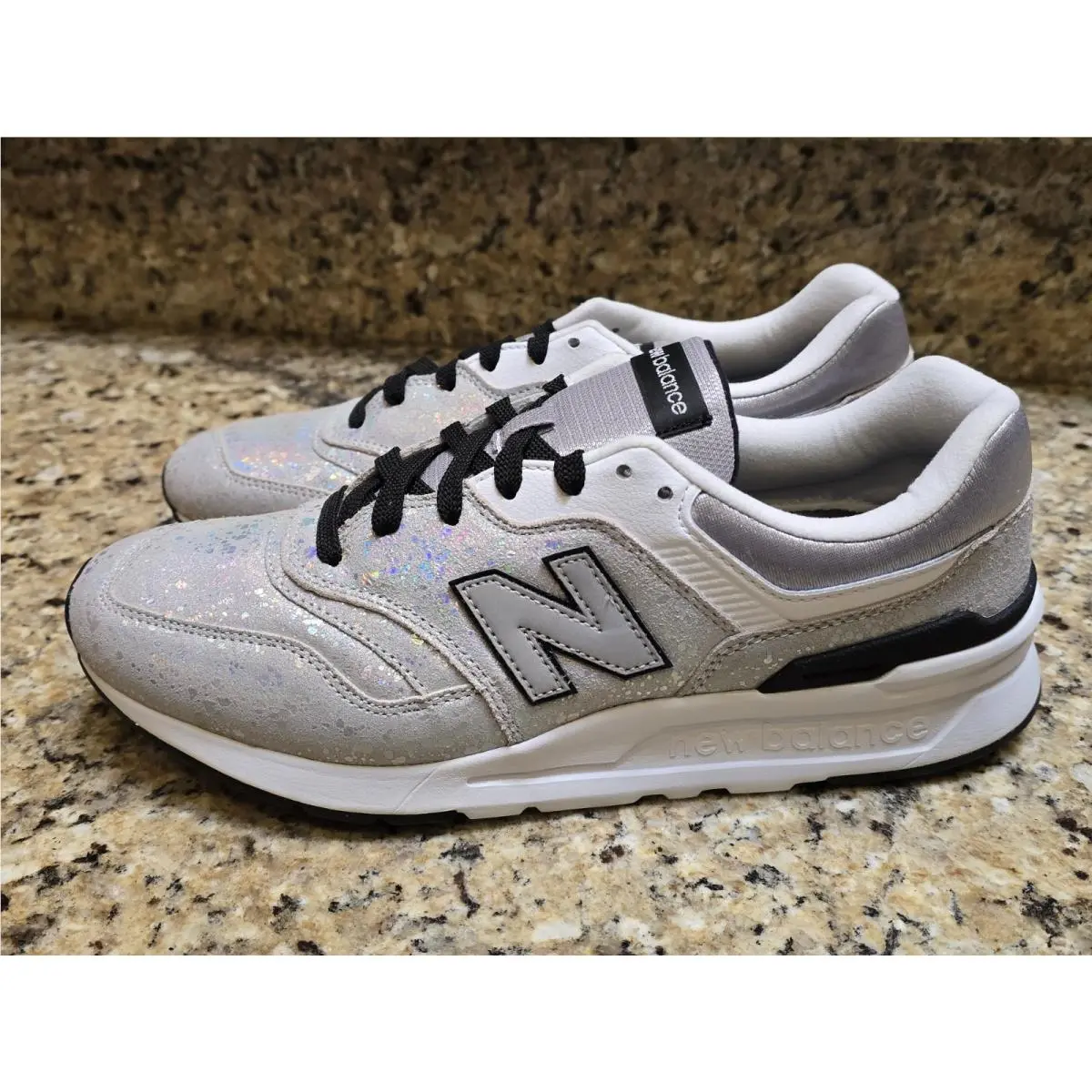New Balance shoes - New Balance Glitter - Glitter - Silver, Exterior: Multicolor 1