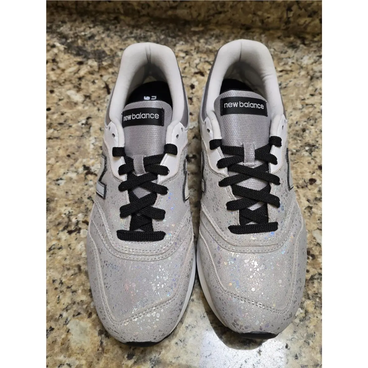 New Balance shoes - New Balance Glitter - Glitter - Silver, Exterior: Multicolor 2