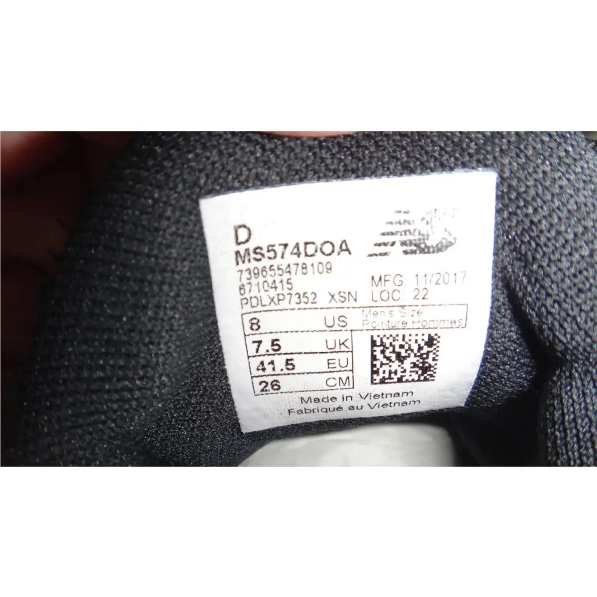 New Balance shoes - New Balance 574 - MS574D0A - Black 8