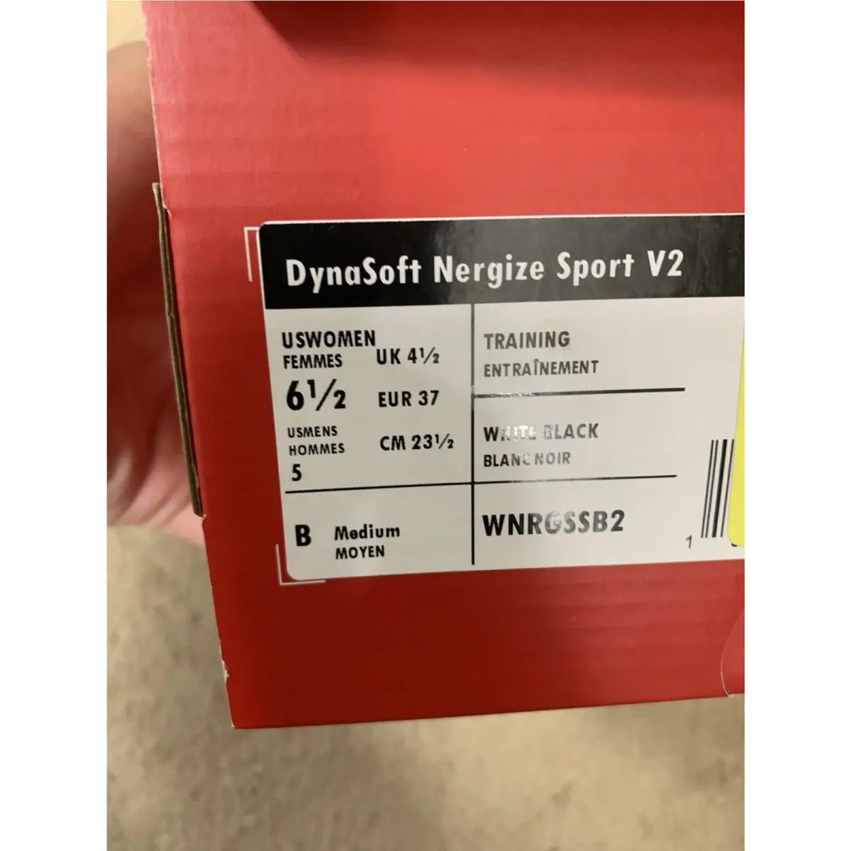 New Balance shoes - DynaSoft Nergize Sport V2 - DynaSoft Nergize Sport - WNRGSSB2 - White (UPC: 197376553992) 6
