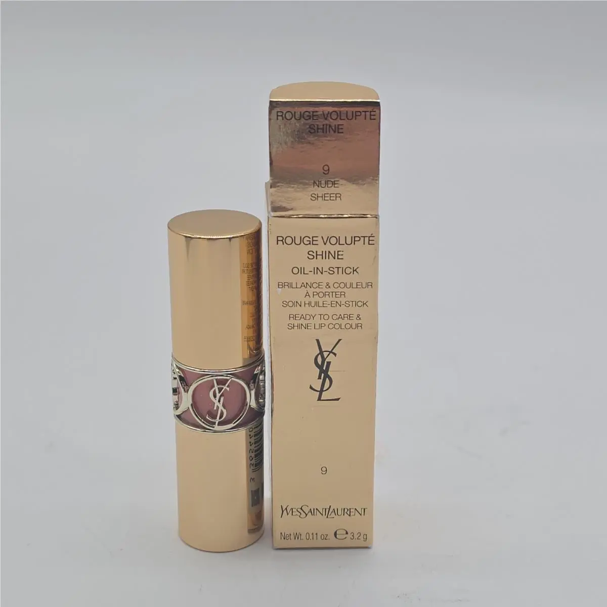 Yves Saint Laurent Rouge Volupte Shine Oil In Stick 9 Sheer