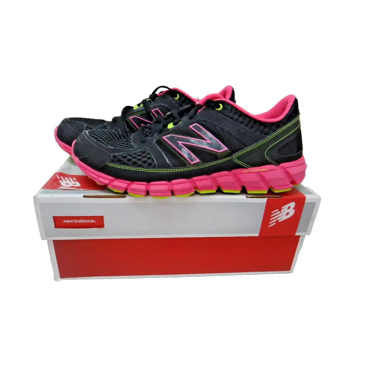 New Balance 750 v1 Women`s 9 D Black Pink Neon Running Shoes W750BP1