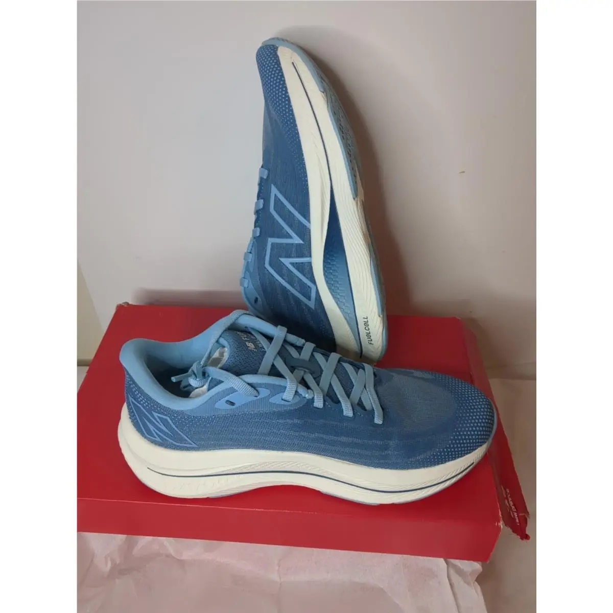 New Balance shoes - New Balance Fuelcell Walker Elite V1 - Heron Blue/Chrome Blue/Sea Salt (UPC: 0197966338992) 3