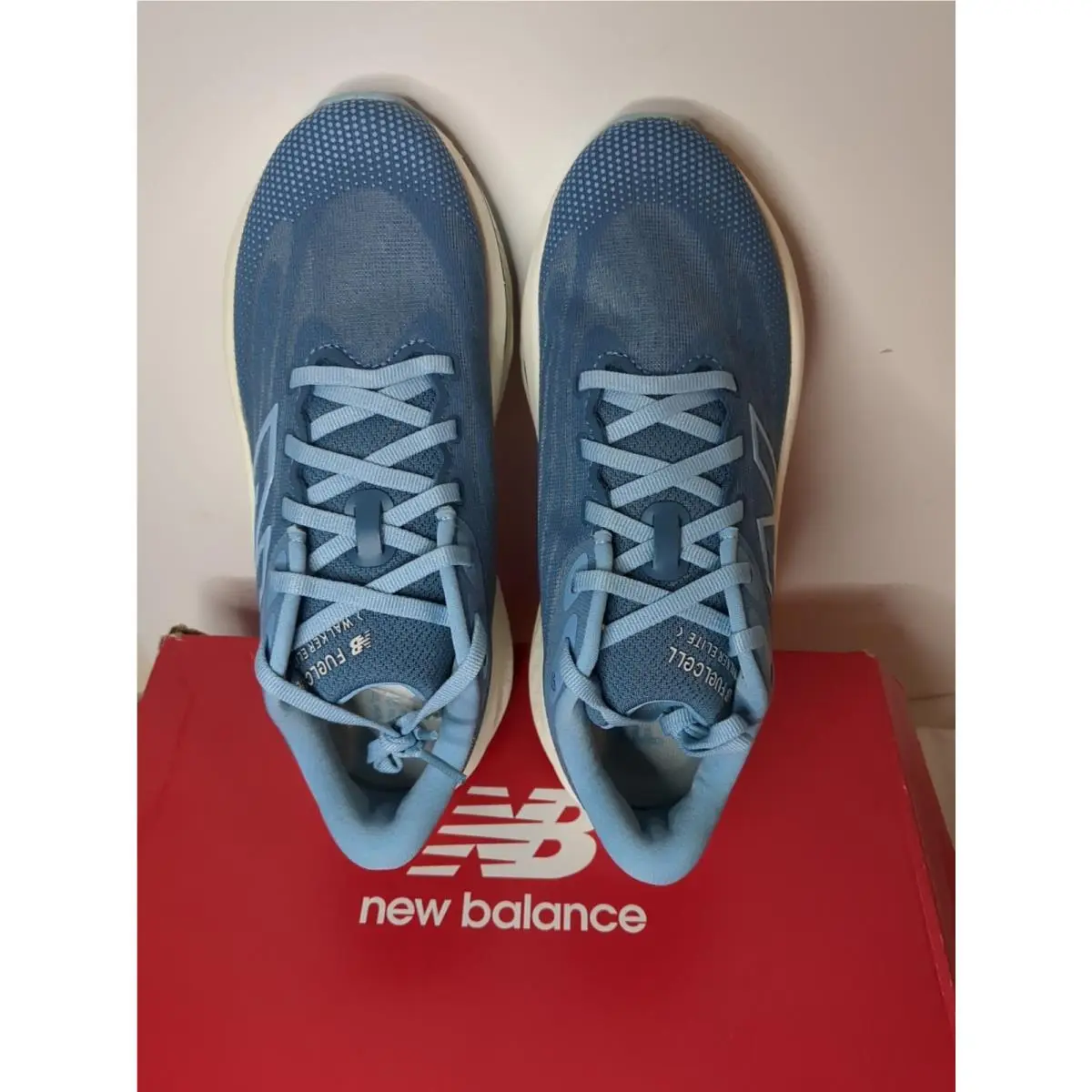 New Balance shoes - New Balance Fuelcell Walker Elite V1 - Heron Blue/Chrome Blue/Sea Salt (UPC: 0197966338992) 4