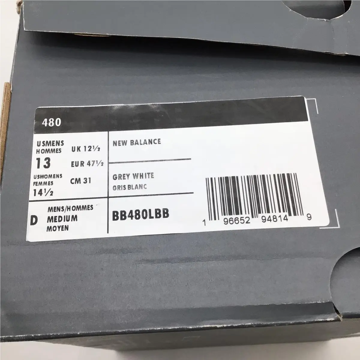 New Balance shoes - 480 - Gray 5