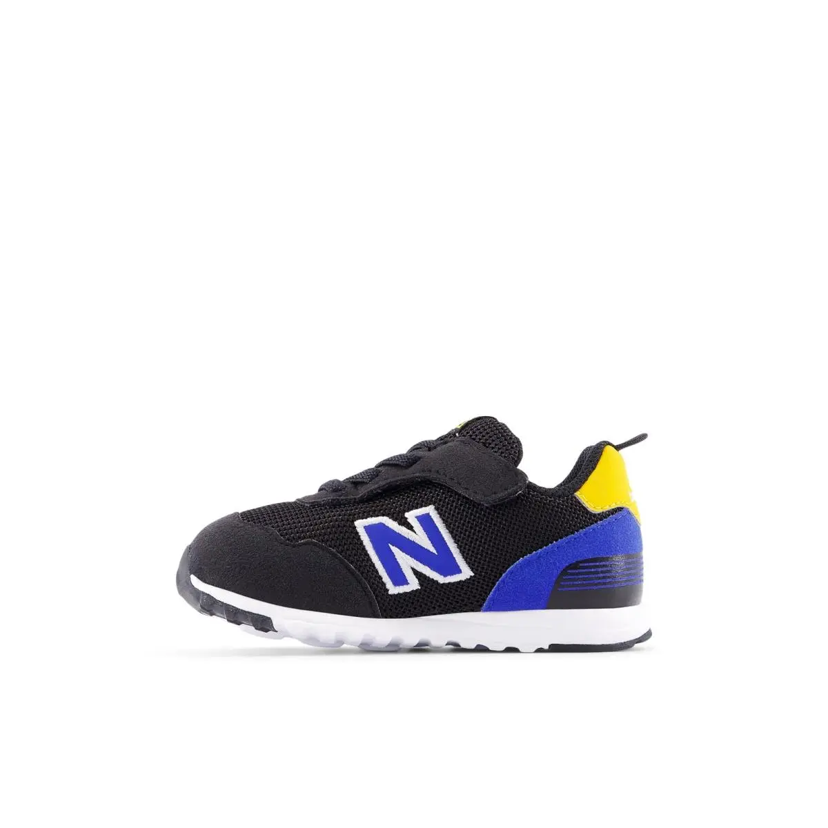New Balance Kid`s 515 New-b Hook Loop Sneaker Black/blue Gemstone 5.5 W 5.5