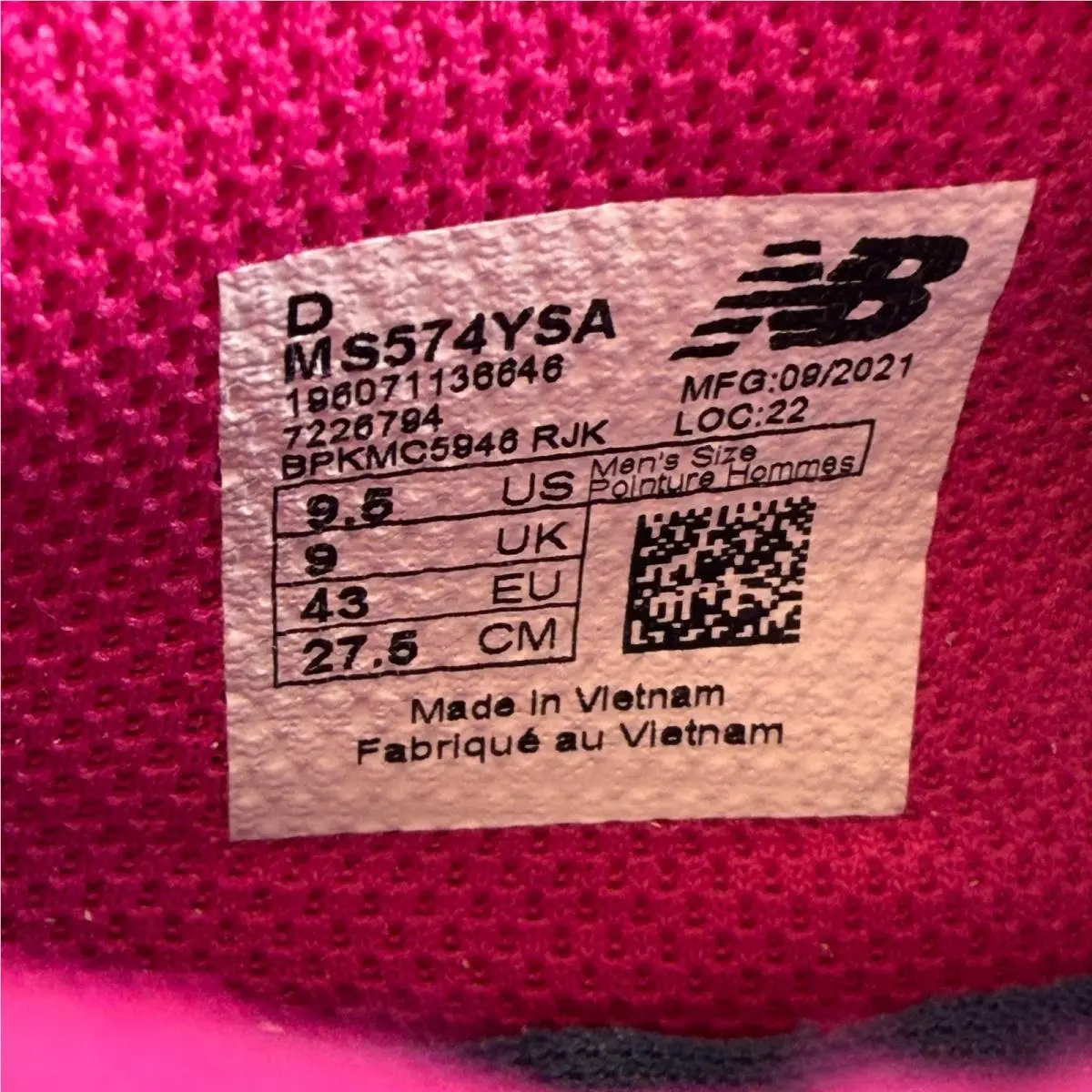 New Balance shoes - New Balance 574 YURT Salehe Bembury Universal - Multicolor 5