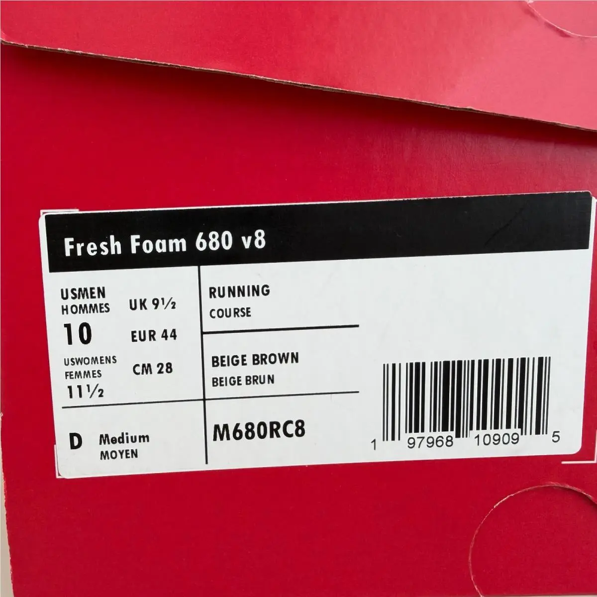 New Balance shoes - New Balance Fresh Foam 680v7 - Beige 9