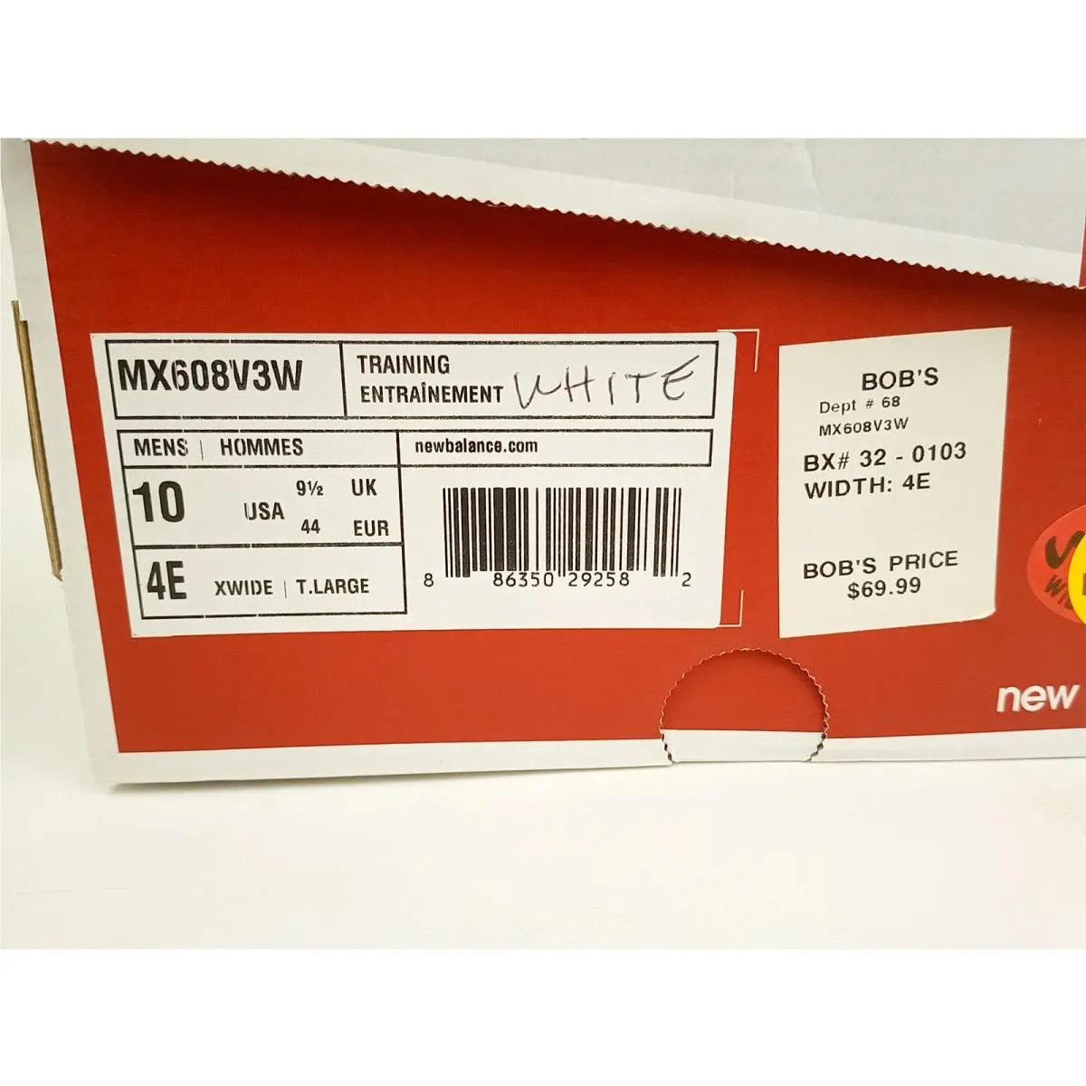 New Balance shoes - New Balance 608 - MX608V3W - White 0