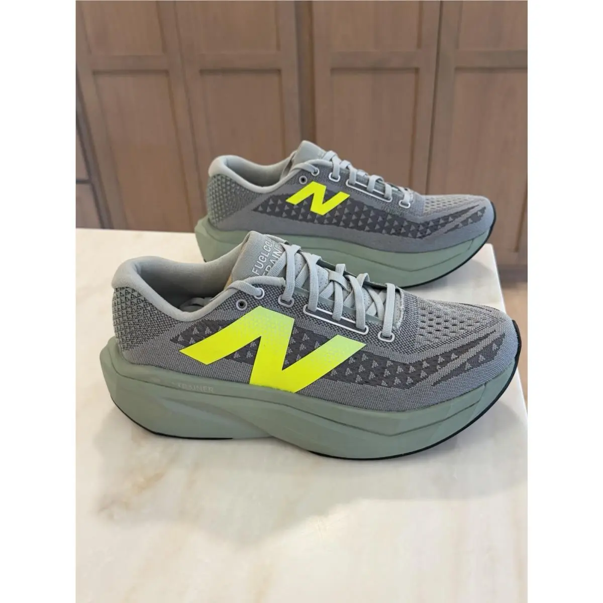 New Balance shoes - New Balance FuelCell SuperComp - FuelCell SuperComp - Mosaic Green/Lone Star Grey 3