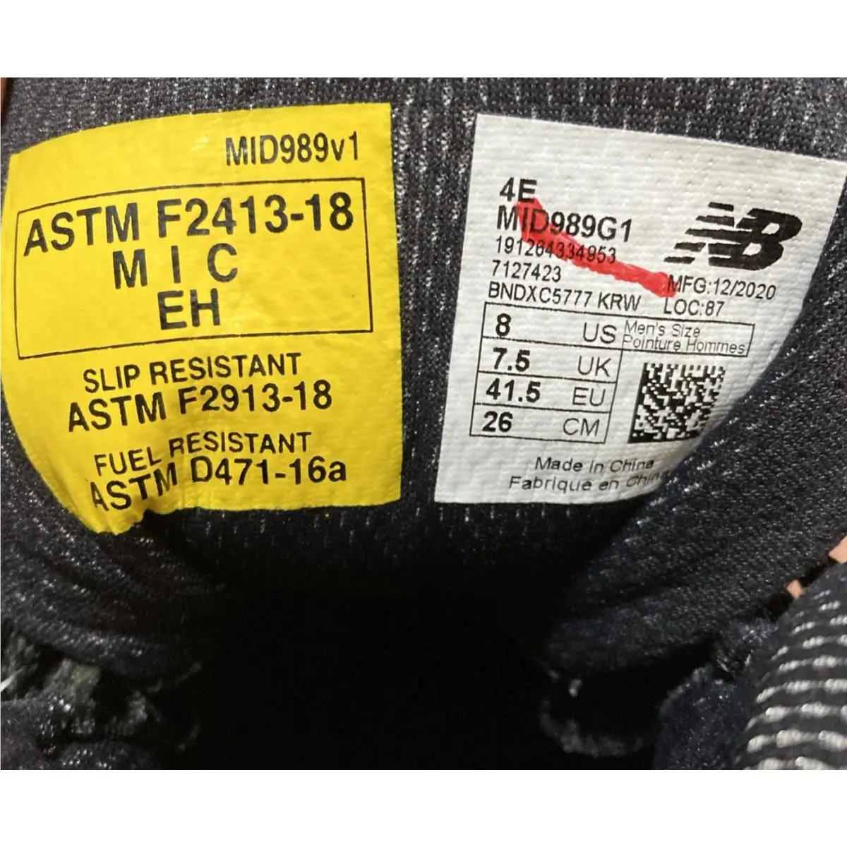 New Balance shoes - 989 - MID989G1 - Black 6