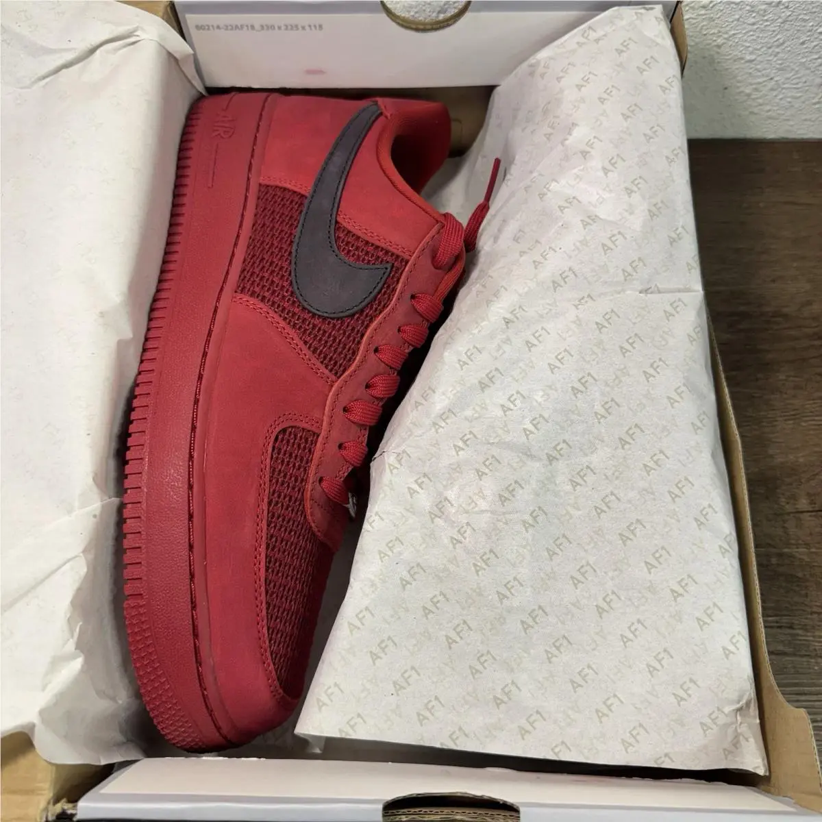 Nike shoes - Nike Air Force 1 - Air Force - II9807-600 - Tough Red/Team Red/Metallic Silver/Tough Red 1