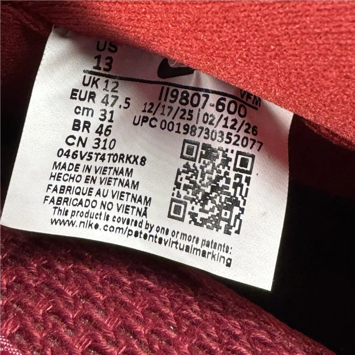 Nike shoes - Nike Air Force 1 - Air Force - II9807-600 - Tough Red/Team Red/Metallic Silver/Tough Red 5