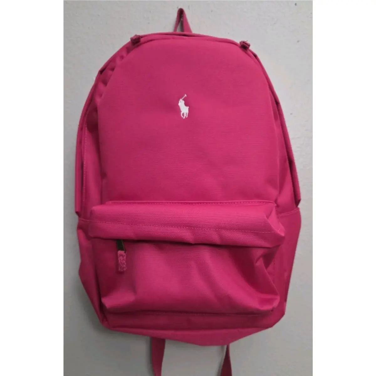 Polo  Sport Pink White Pony Backpack Bag 9AR151-ADP by Ralph Lauren