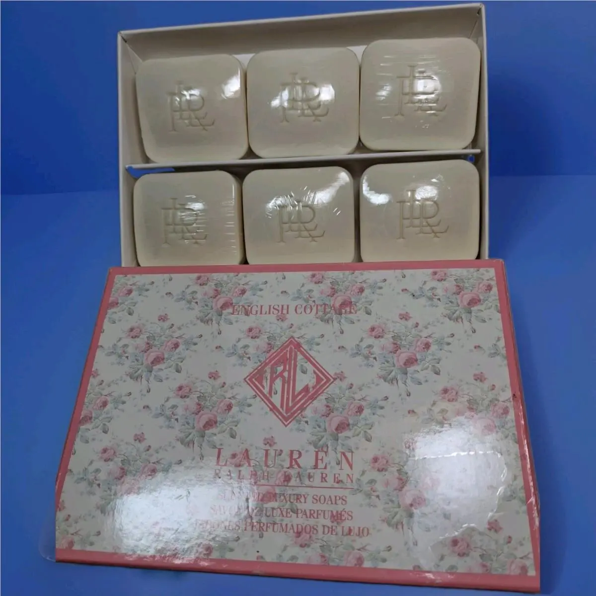 Lauren BY  English Cottage 6 X 85G Scented Luxury Soaps W/ Box by Ralph Lauren