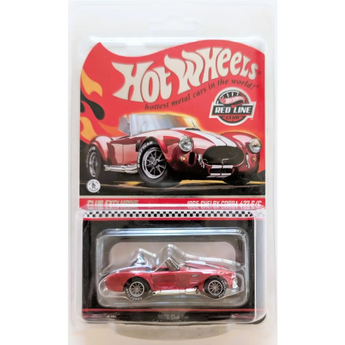 Hot Wheels Rlc 1965 Shelby Cobra 427 S/c 2026 Club Car Spectraflame Red 1:64
