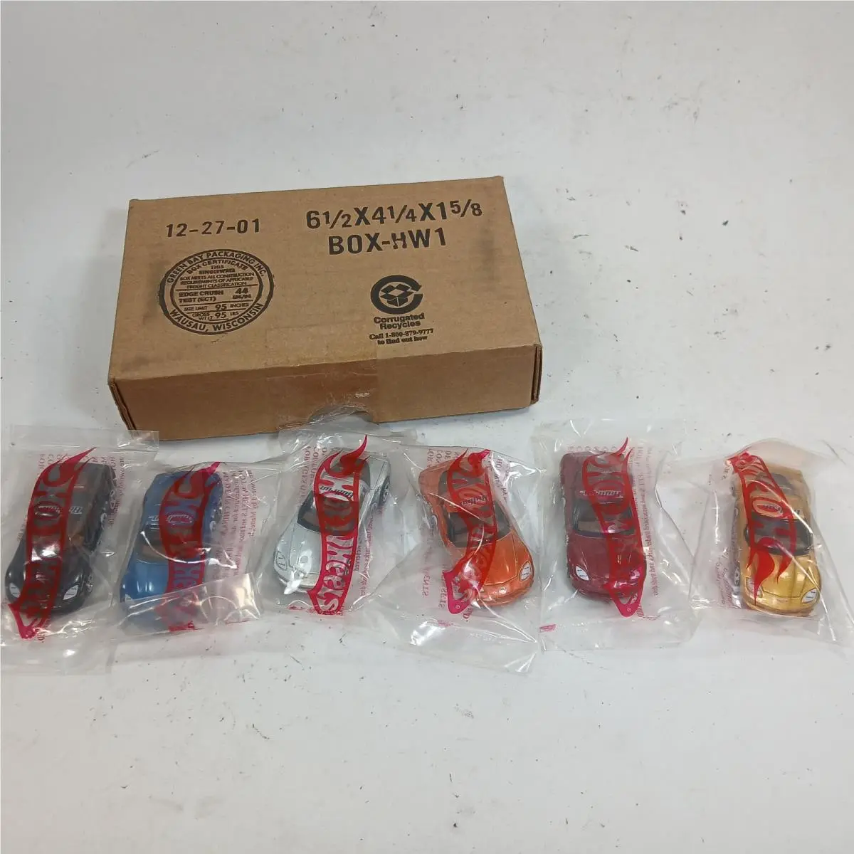6 Colors Hot Wheels Bullrun Rally Exclusive C6 Corvette Race Car 2005 K43