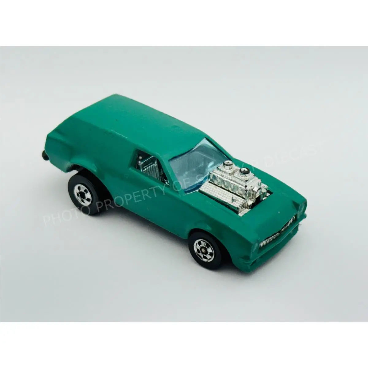 Hot Wheels French Blackwall Poison Pinto Teal Green Made in France