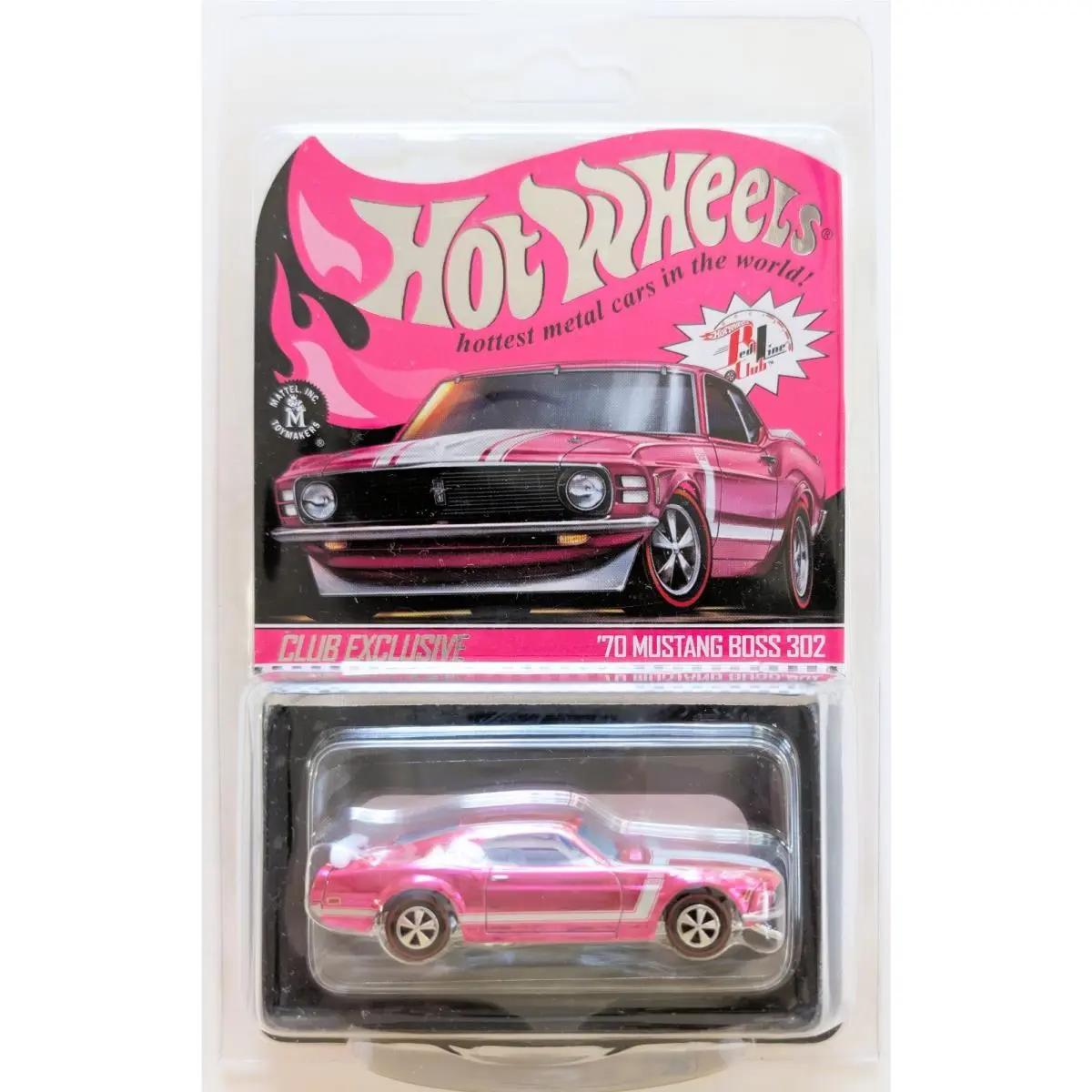 Hot Wheels Rlc `70 Mustang Boss 302 Pink Edition Club Exclusive 1:64