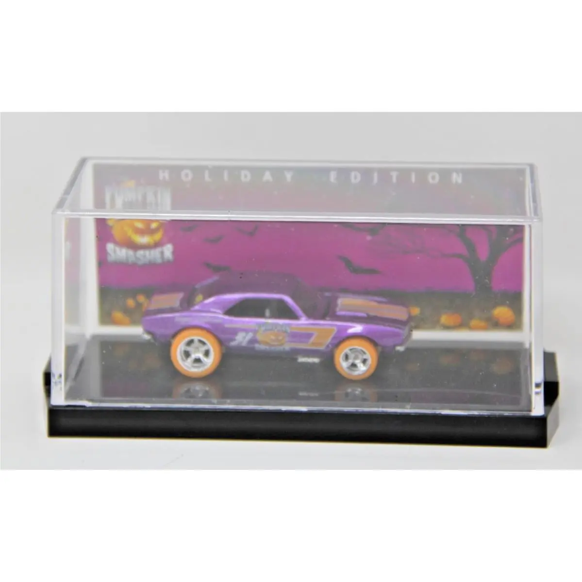 Hot Wheels `67 Camaro Chris Stangler Holiday Edition Pumpkin Smasher Real Riders