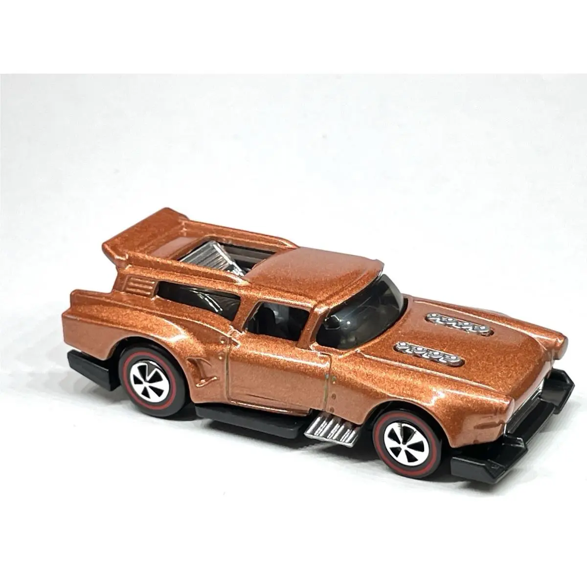 Only 1 Hot Wheels Custom Made Redline Metallic Copper Orange Nomad Gone Mad